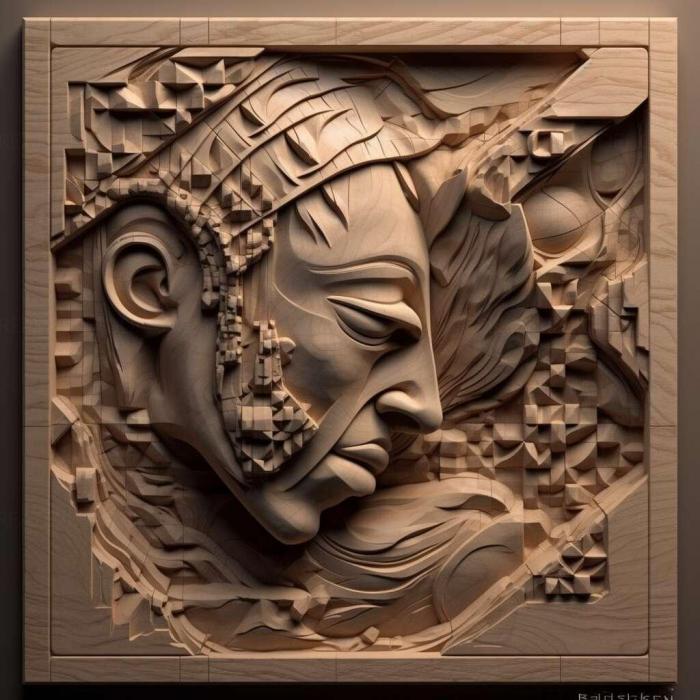 نموذج ثلاثي الأبعاد لآلة CNC 3D Art 